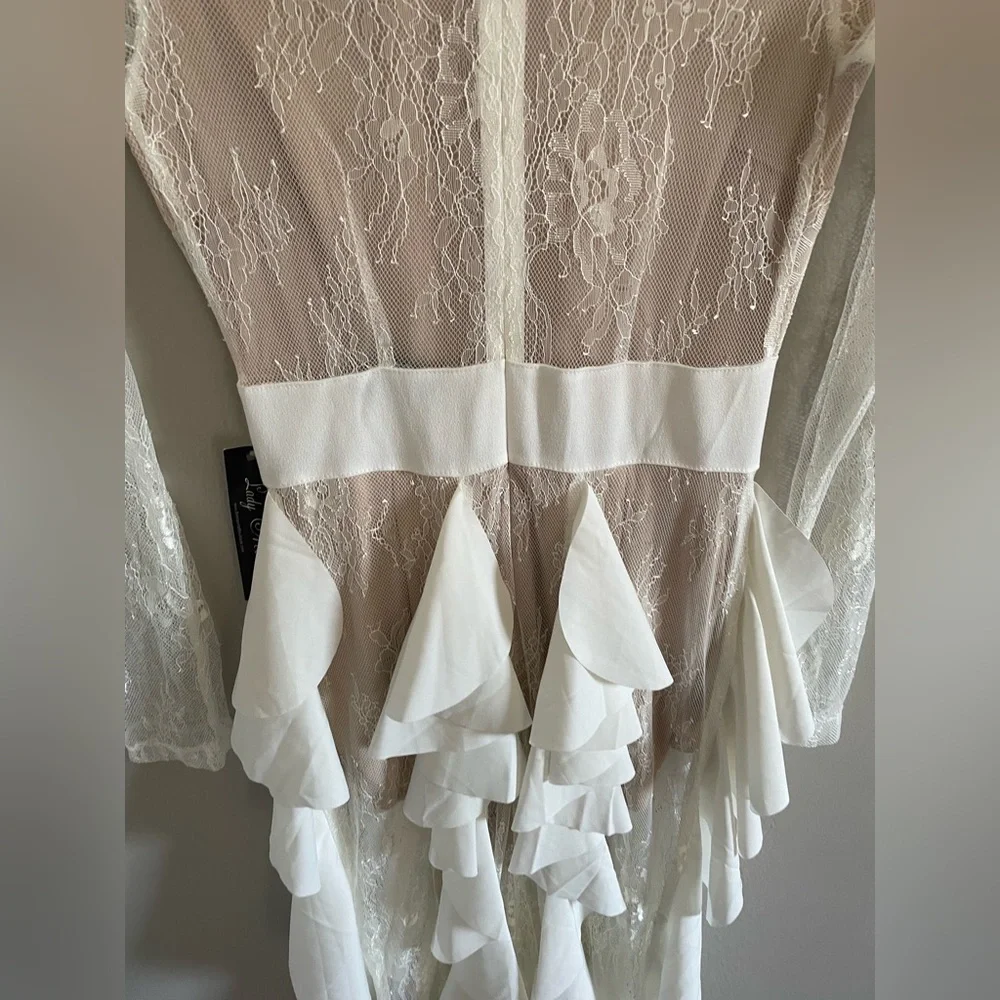 ALAMOUR BLITHE LA NWT lace gown maxi dress - Picture 4 of 9